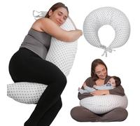DancesCat 170CM Coussin de Grossesse Dormir, XXL Coussin Allaitement, Coussin Dallaitement et de Grossesse avec Housse Lavable, Coussin Allaitement Bebe, Dormir, Allaiter