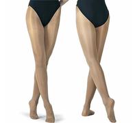 DANCEYOU Collants Danse Femmes Brillant Opaque Elastique pour Filles Ballet Performance Marron Clair XLA