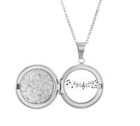 Dancg Music 5-le Staff Médaillon Art Déco Mode Collier Hold Photo Bijoux Cadeau d'anniversaire