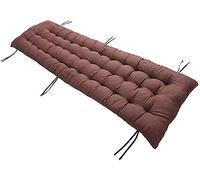 DanChen Coussin rectangulaire pour Banc - 2 ou 3 Places - Coussin de Chaise épais - Coussin de Chaise d'intérieur - Tapis de balancelle de Jardin - Matelas de Rechange pour transat