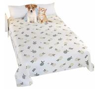 Danchen Housse de matelas imperméable pour chien et chat - Couverture douce pour chien et chat - Lavable - 300 x 230 cm - B