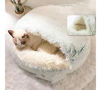 Danchen Panier pour Chat Anti Stress Extra Doux Lit pour Chat Grotte Niche Chat Apaisant Panier de Chien Canapé XXL Confortable Lavable Maison pour Chat Coussin Chat,Antidérapant