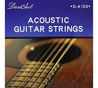 Danchet A103 Jeu de cordes pour guitare acoustique, bronze, lumière moyenne