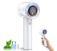 Dancial Ventilateur Portatif,5000mAh Ventilateur Rechargeable Grande Vitesse,100 tr/min,3 EN 1Poche à Grande Vitesse avec Air Turbo Tech,Pour les Activités Extérieures,Intérieures