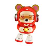 Dancing Bear Toy - Adorable Cute Animal Music Toy, Electric Heart Bear with LED Lights | Interactive Musical Walking Toys for Kids Toddlerr Children Boys Girls Playtime Entertainment Birthday Giftt