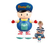 Dancing Big Head Boy - en peluche interactive avec action et design à grande tête | Parfait pour le divertissement des , idée cadeau unique, idéale pour les fêtes, les décorations et les