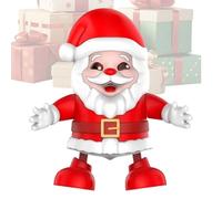 Dancing Christmas Toy - Musical Lighted Claus for Holiday Fun | Plush Body with Built-In Speaker, Flashing Lights, Interactive Dance Feature, Entertaining Decor for Kids Party Home Table Display