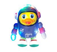 Dancing Duck Toy - Figure Musicale Interactive, Jouets pour | Robot Audio avec Corps Flexible, mélodies heureuses avec Effets Clignotants | Girl Boys Preschool