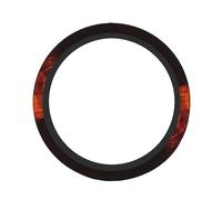 Dancing Fire - Housse de volant de voiture pour homme et femme - Protection élastique antidérapante et respirante en soie glacée - Universelle de 38,1 cm - Convient aux voitures, SUV, camions