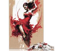 Dancing Girl I Puzzles Imposible,desafío for Adults Entretenimiento Creativo 1000 Piezas Obra De Arte De Juego De Para Adultos, Regalos A Partir De 14 Años 1000pcs (75x50cm)