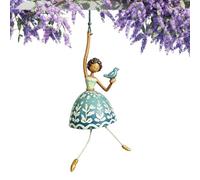 Dancing Girl Spinners - Carillons éoliens cinétiques, artisanat de jardin d | Breezy Dancer Carillons éoliens en métal | Artisanat de Shadow | Décoration de fenêtre de patio de porche couvert à rotat