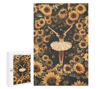Dancing in Sunflowers Puzzle 1000 Pièces Educa Jouet en Bois Cadeau Unique Décoration Intérieure Jeu Éducatif Challenge Toy Adultes Et Enfants À Partir De 14 Ans 1000 PCS