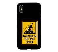 Dancing in The Ash Layer Volcanology Geologist Coque pour iPhone X/XS