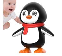 Dancing Penguinn Toy - Jeux d'apprentissage interactifs - Penguinn Musical Crawling Toys, Baby Crawling Toys, Dancing Penguinn with Light and Sound, Toddler Developmental Toys