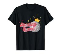 Dancing Queen avec Boule Disco Style rétro T-Shirt Graphique avec Valeur