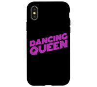 Dancing Queen Disco Retro Script années 70 Coque pour iPhone X/XS