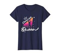 Dancing Queen | École de Danse Disco | Danseuses T-Shirt, Femme, Bleu Marine, M