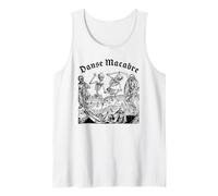 Dancing Skeletons - Dance of Death, Danse Macabre Medieval Débardeur