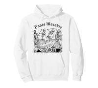 Dancing Skeletons - Dance of Death, Danse Macabre Medieval Sweat à Capuche