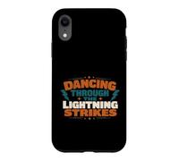 Dancing Through The Lightning Strikes Graphic Coque pour iPhone XR