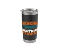 Dancing Through The Lightning Strikes Graphic Gobelet isotherme en acier inoxydable double paroi