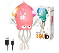 Dancing Toys with Music Jouet Poulpe Dansant pour Enfants, Jouet Poulpe Electrique Rampant avec Musique/Lumières/Batterie Calamar Lumineux et Mobile pour Bébés Garçon Fille 3456+ Ans Cadeaux