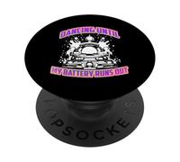Dancing Until My Battery Runs Out PopSockets PopGrip Adhésif