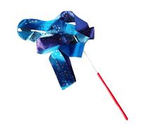 Dancing Wand - Fiberglass, 11.41x1.77in Gradient Streamer Sparkly | Twirling Ribbon Rhythmic Gymnastics Wand, Dance Prop for Artistic Expression, Fitness Training, Classroom Activities, Parties