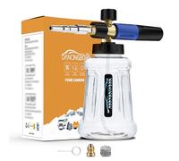 Dancingboar - Bouteille de canon à mousse neige pour Nilfisk ALTO/Kranzle/Wap, M22-14mm, canon réglable avec buse de pulvérisation de savon, bouteille de mousse 1L, pistolet à mousse pour nettoyeur