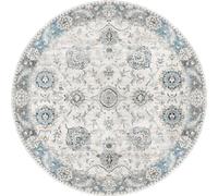 Dancmiu Tapis respirant à motifs avec résistance à l'usure, tapis de sol imperméable et pratique, tapis rond doux et confortable, tapis résistant à l'huile