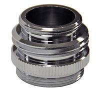 Danco 15/16-Inch-27M/5/64-Inch-27F X 3/4-Inch GHTM ou 55/64-Inch-27M Chrome Multi Thread Jardin Tuyau Aérateur Adaptateur