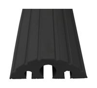 Dancop International Ponts suspendus de tuyaux de câbles L1200xl210xH65mm caoutchouc plein noir Quantité:1