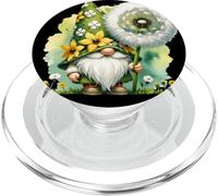 Dandelion Flower For Hippie Mom And Dad Funny Garden Gnome PopSockets PopGrip pour MagSafe