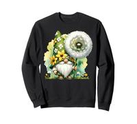 Dandelion Flower For Hippie Mom And Dad Funny Garden Gnome Sweatshirt