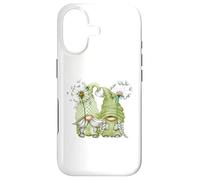 Dandelion Flower Pattern for Women with Funny Garden Gnomes Coque pour iPhone 17
