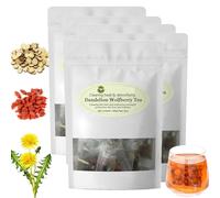 Dandelion Wolfberry Tea, dandelion tea Organic Bag, Dandelion Root Tea Seven Herbal Ingredients (5Bags)