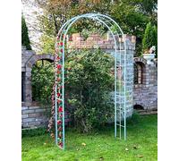 DanDiBo Arche de jardin galvanisée massive 120 cm 96523 résistante aux intempéries en fer galvanisé à chaud