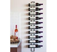 DanDiBo Casier à vin Etagère Murale Dies 116cm en métal pour 10 Bouteilles Porte-Bouteilles Porte-Bouteilles 11699