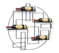 DanDiBo Casier à vin Pi4 Porte-Bouteilles en métal 80 cm Porte-Bouteilles Etagère Murale Etagère
