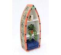 DanDiBo Étagère bateau en bois 15A055 M 96 cm - Marron