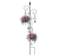 DanDiBo Support pour Plantes grimpantes avec 2 Fixations Treillis en métal H-145cm L-30cm Support pour Plantes grimpantes 2 Crochet