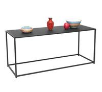DanDiBo Table basse rectangulaire en métal noir 110 x 50 x 40 cm Table d'appoint salon 96470 Table de canapé Table de salon moderne