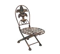 DanDiBo Tabouret porte-fleurs Chaise pliante Support de fleurs Support de plantes 32 cm Chaise à poupée