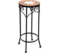 DanDiBo Tabouret Porte-Fleurs Merano 54 cm Mosaïque 12011 Support de Fleurs Tabouret Rond Table d'appoint