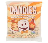 Dandies Mini Guimauves Véganes Sirop d’Érable 142g - Mini guimauves au sirop d’érable, végétales, sans gélatine ni arômes artificiels, idéales pour boissons sucrées et pâtisseries