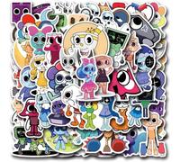 Dandy's World - Lot de 100 autocollants en vinyle imperméables pour adolescents et adultes, pack d'autocollants pour ordinateur portable, bouteille d'eau, skateboard, coque de téléphone, vélo