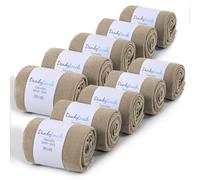 Dandytouch - Chaussettes Jersey en Coton - Beige - Chaussettes Homme Taille 39-45 - Fabriquées en Europe - Talon Pointe renforcés - Lot 10 paires - Mi hautes