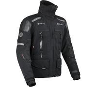 DANE Bornholm Pro Veste textile de moto imperméable, noir, taille M pour homme