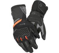 DANE Magnus Gants de moto imperméables, noir/orange, Taille M