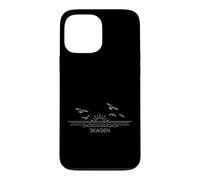 Danemark Beach City Travel Skagen Anchor Wave Coque pour iPhone 13 Pro Max